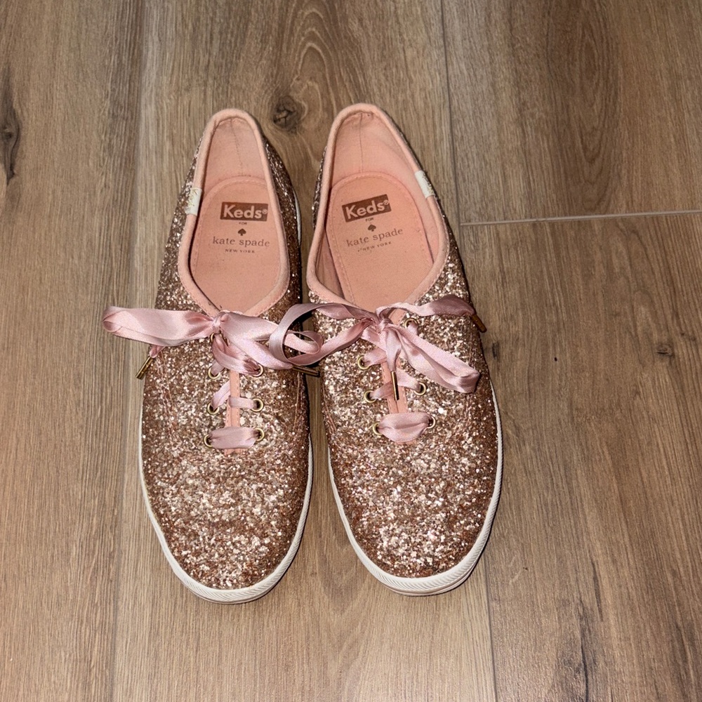 Kate Spade x Keds Collaboration tennis shoes, size 10.